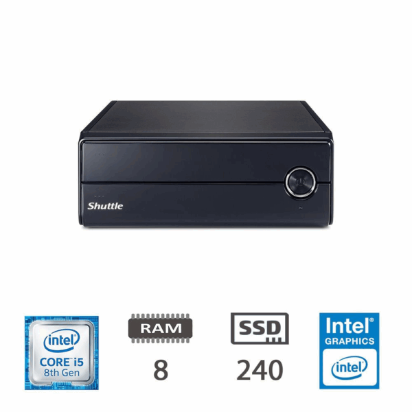 SHUTTLE BAREBONE XPC SLIM XH310RV-I5-8500 + OPZIONI AGGIUNTIVE